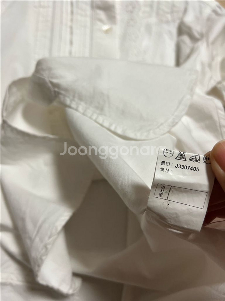 조슈아케이 루디아k 조슈아k 핀턱 레이스 블라우스 셔츠--9