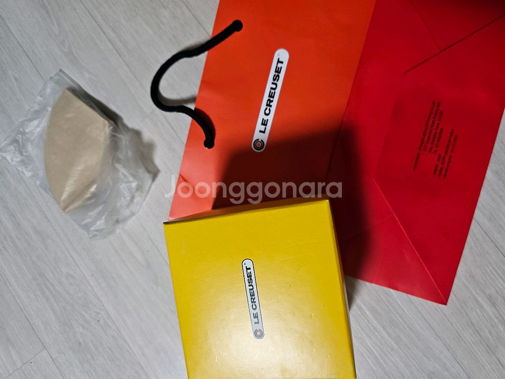 (새상품)르크루제 도자기 드리퍼 체리레드--5