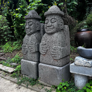 돌하루방 돌하르방 현무암 1쌍~