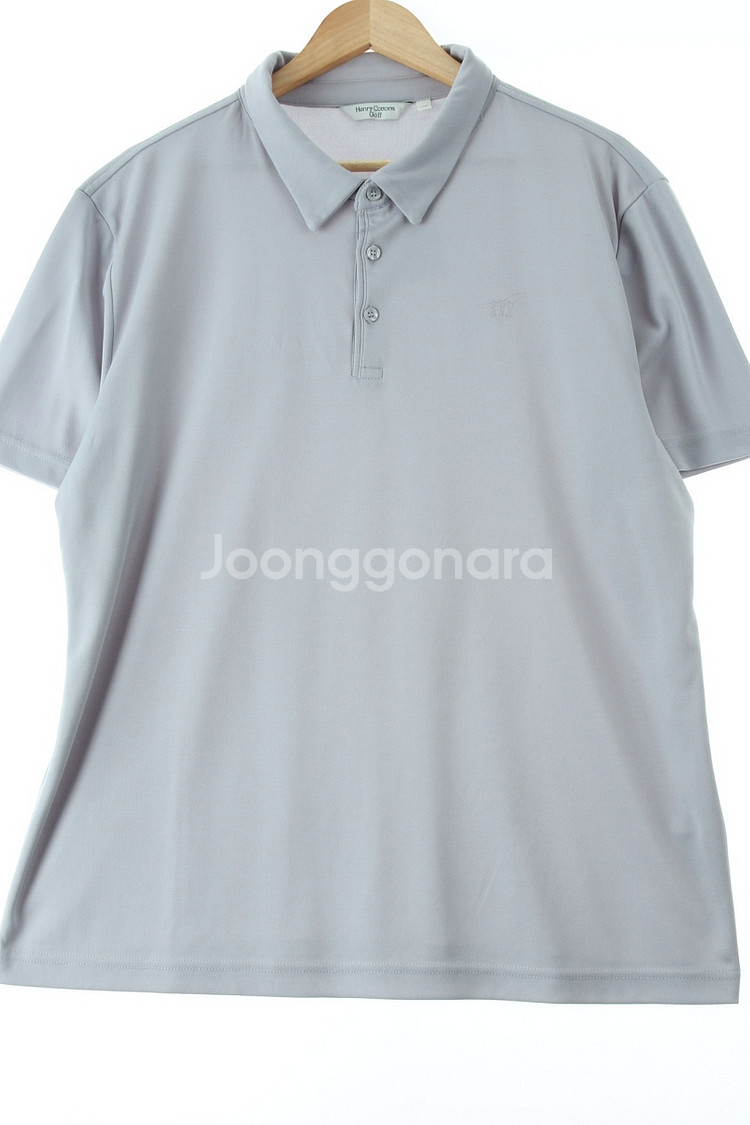 (2XL) 헨리코튼 반팔 카라 티셔츠 골프 기능성--0