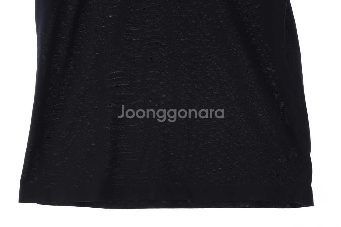 (L) 까스텔바작 반팔 카라 티셔츠 한정판 블랙 골프--2