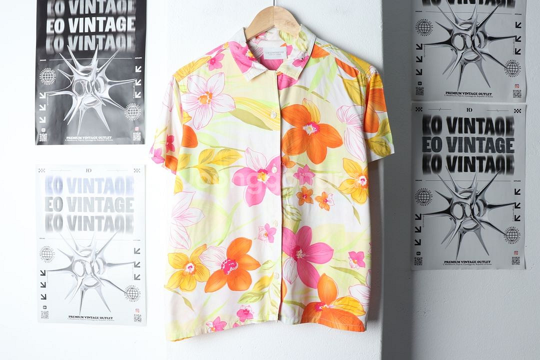 W(L-XL) 브랜드빈티지 반팔셔츠 남방 리즈클레이본--1