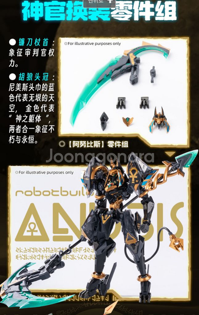 핵성치조 아누비스 호루스 새상품 미개봉 건담아님--5