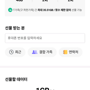 sk데이터 2기가 2천원에 파라요