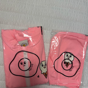 에그녹 핑크콘 4y 수모세트