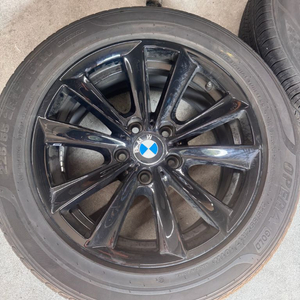 BMW 정품 블랙 휠 + 타이어 세트 17인치