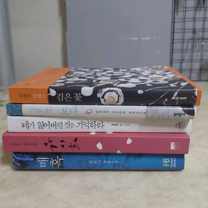 김영하 검은꽃 보다 네가잃어버린것을기억하라 5종