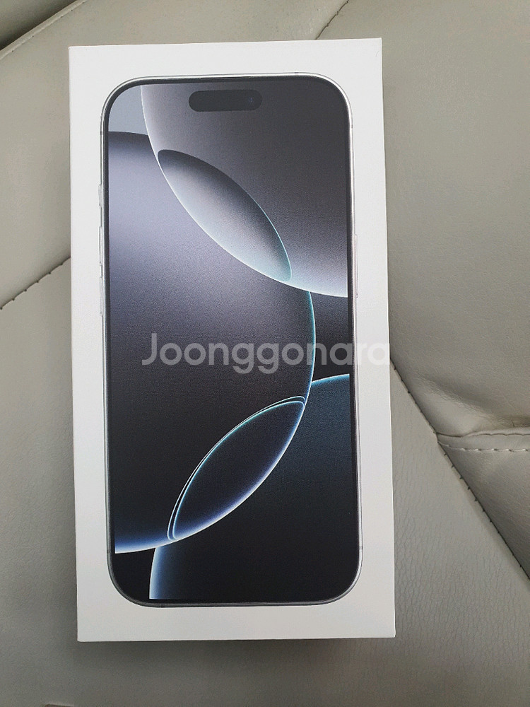 아이폰16프로맥스 256G 화이트 미개봉자급제--0