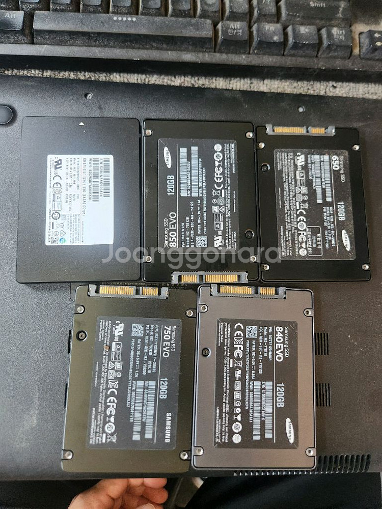 ssd<46>삼성ssd 120g 5개묶음--0