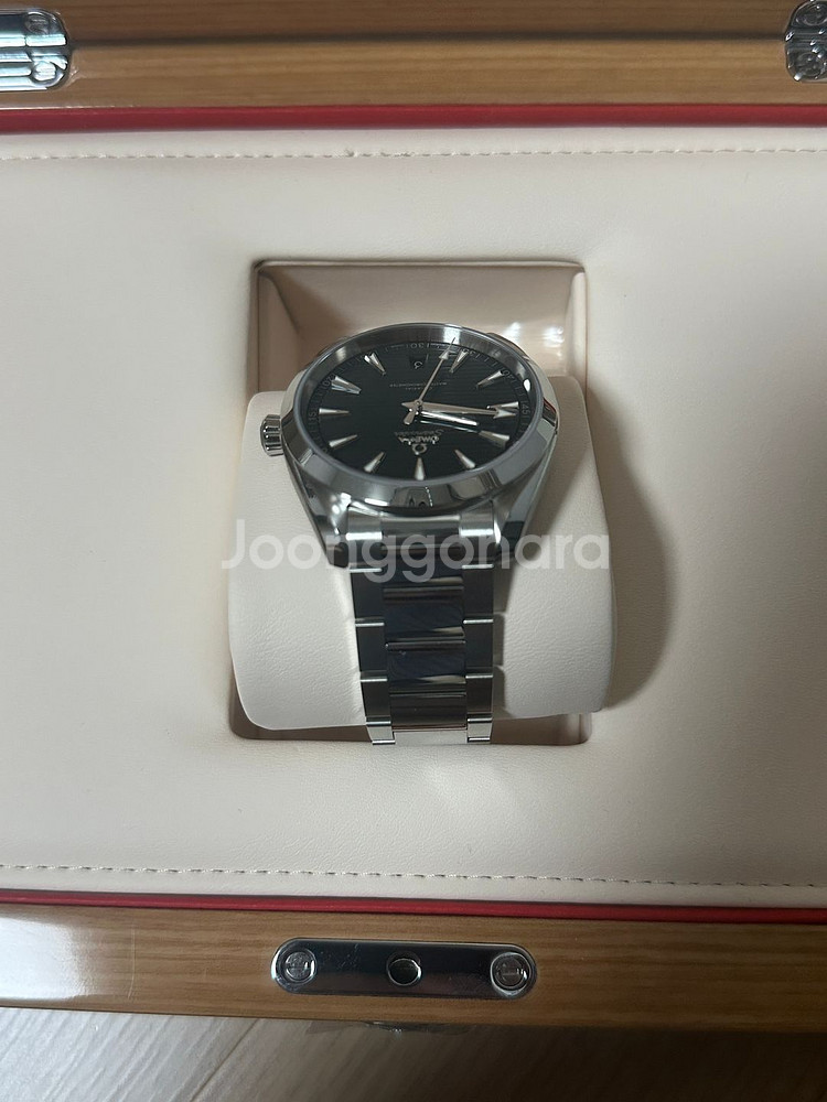 (1일 착용) 오메가 씨마스터 아쿠아테라 녹판 41mm--3