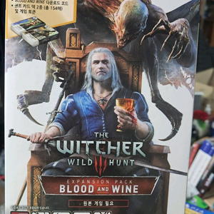 ps4 위처3 블러드앤와인 궨트팩 (코드는x) 카드만