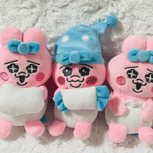 빤쥬토끼 인형 키링 3종