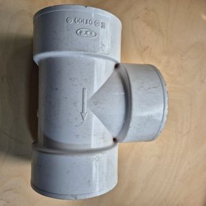 PVC 배관 정T 100mm 정티