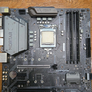 i5-9600kf + B360M + 16GB(8+8)램