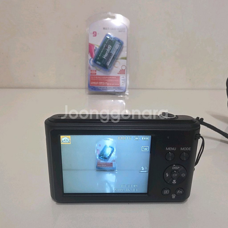 삼성 디지털 카메라 ES90 블랙 디카--3