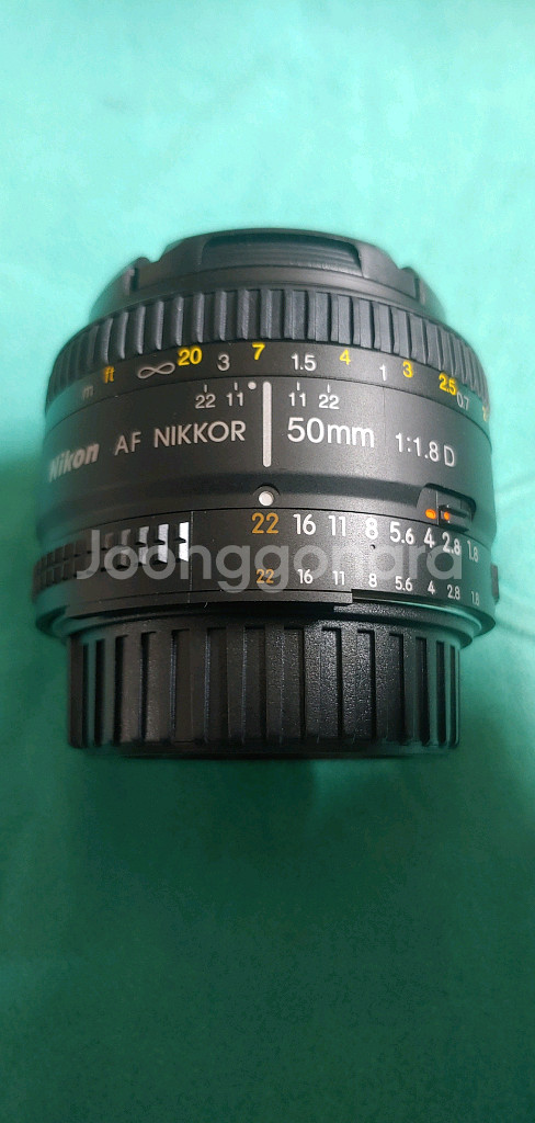 니콘 AF 50mm f/1.8D 렌즈 (미사용)--5
