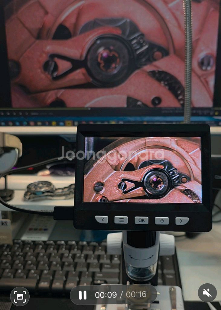 디지털 전자 현미경 11cm HD 모니터 50-1000--3