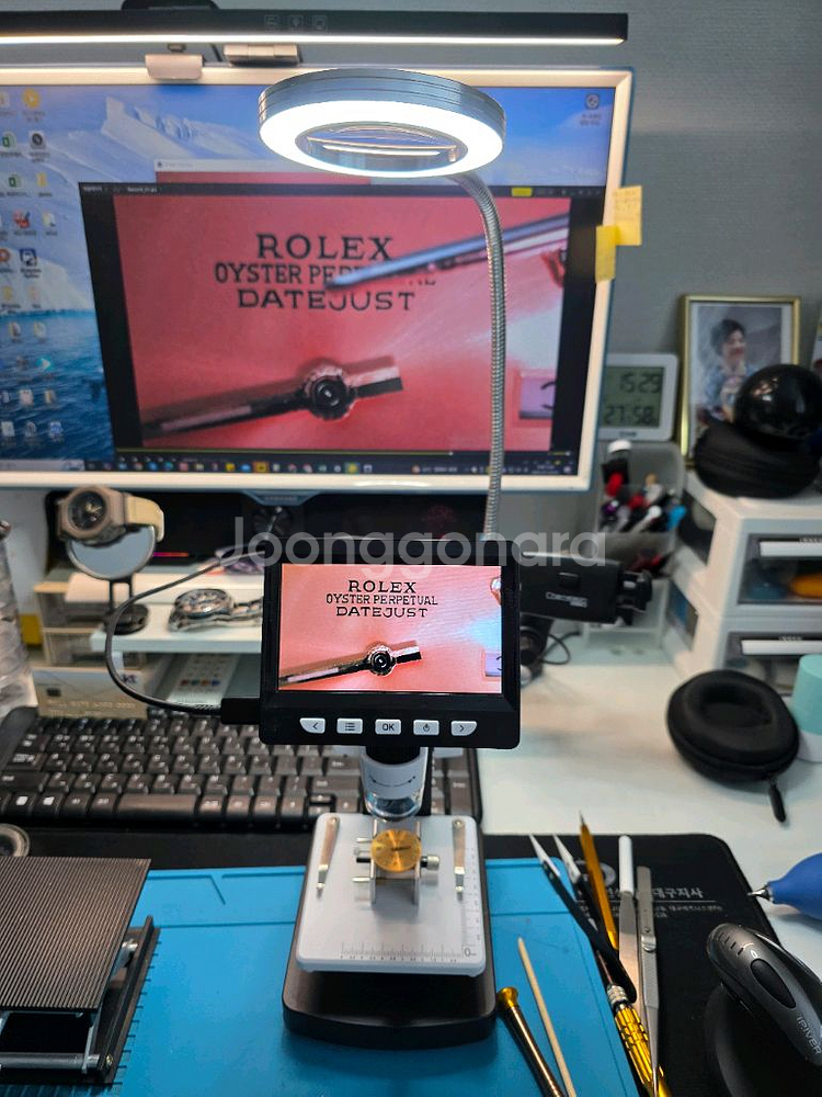디지털 전자 현미경 11cm HD 모니터 50-1000--6