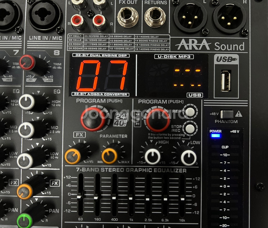 15인치 더블 스피커 / 파워드믹서 셋트 판매--2