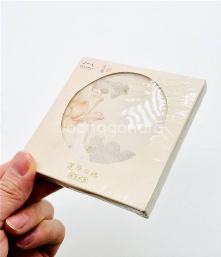 미개봉 새상품 연화심지 예술적 도자기 컵받침--2