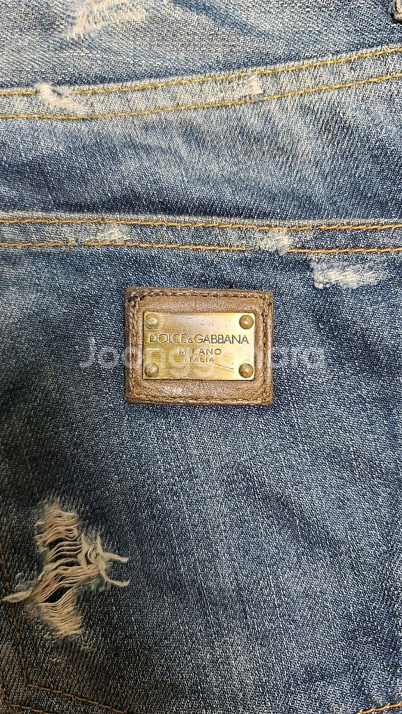 정품 돌체앤가바나 플레이트 멀티디스진 청바지 44 46--5