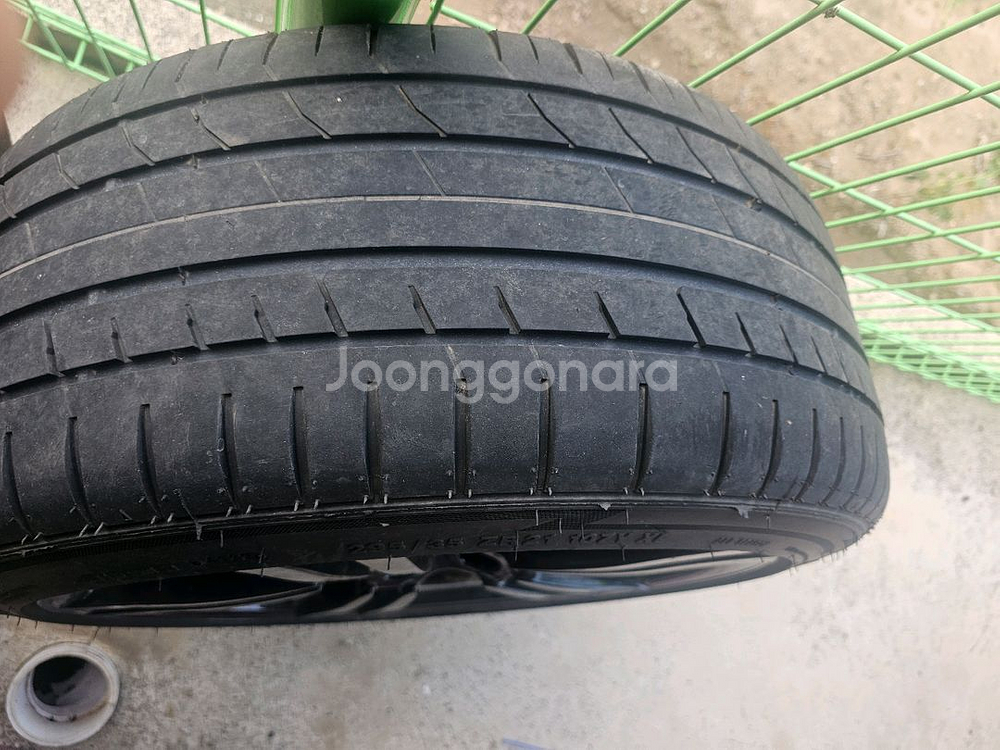 포르쉐 카이엔 휠2개 휠타이어2개 295 35 21--4