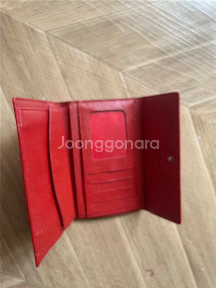 루이비통 에삐 레드 장지갑--2
