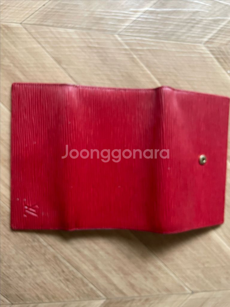 루이비통 에삐 레드 장지갑--4