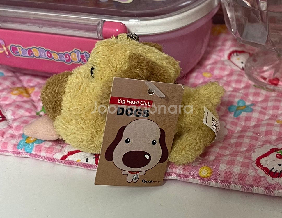 초소형 빈티지 강아지 인형 스트랩 키링 갸루 뽀삐 멍멍--1