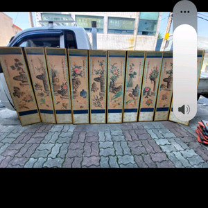 옛날병풍 골동품1개단가