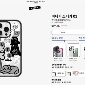 케이스티파이 아이폰16프로 이나피스티커