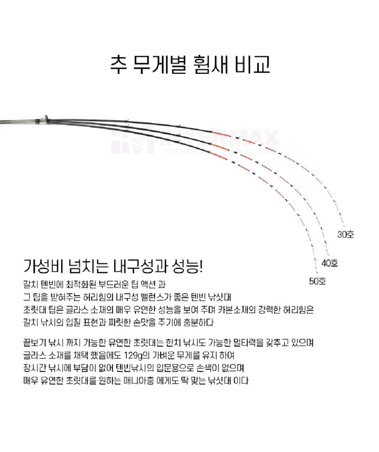 갈치 텐빈낚시대 B210 준내만갈치선상대--3