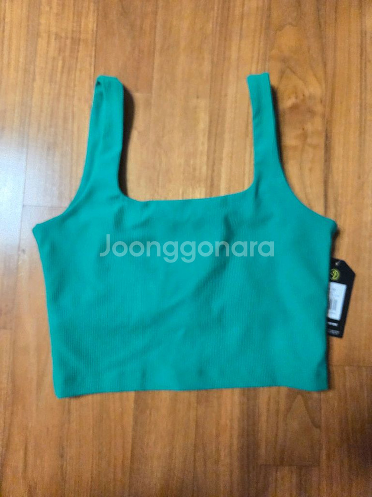 줌바 크롭 탱크탑--1