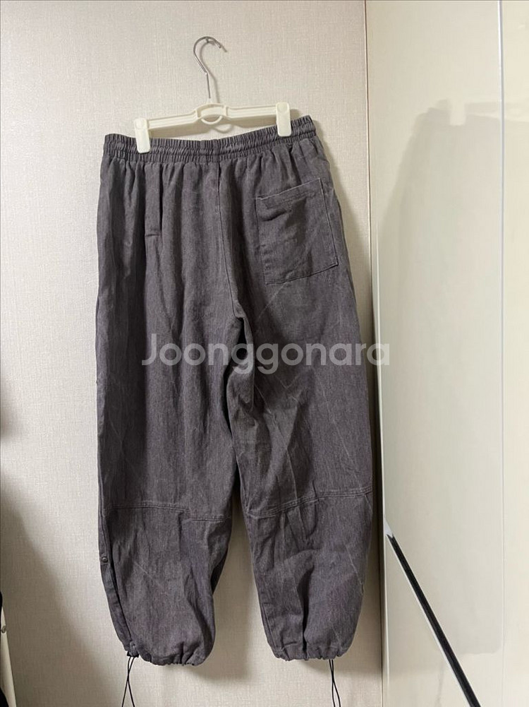 새상품) 피그먼트 회색 벌룬 조거 팬츠--0