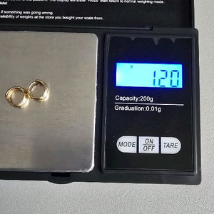 14k 골드 원터치 귀걸이