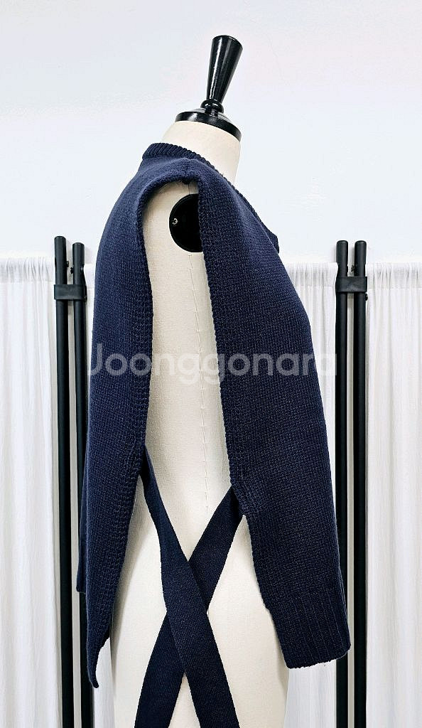 니트베스트 여성 니트조끼--3