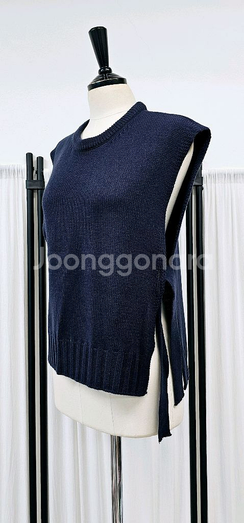 니트베스트 여성 니트조끼--2