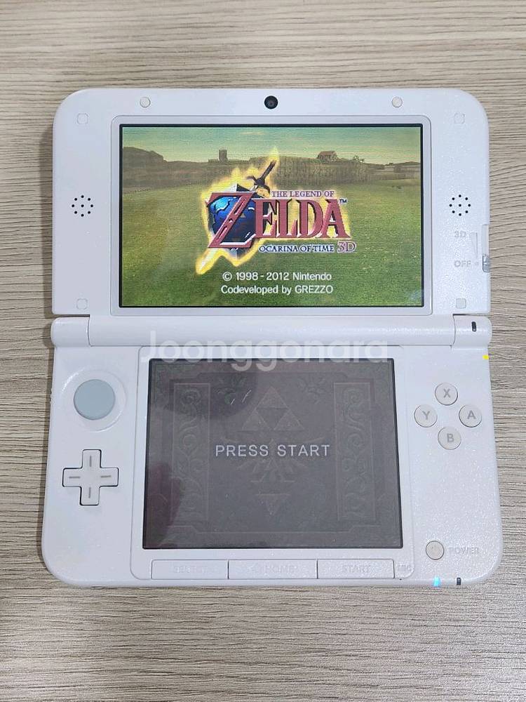 택포)닌텐도 3DS XL 화이트 셋트 판매합니다--2