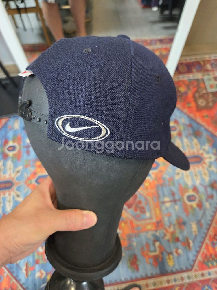 나이키 에어 빈티지 올드스쿨 자수로고 모자 s~L--3