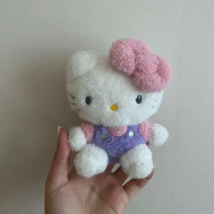 산리오 콜라보 네온문 인형 키링 마스코트 키티