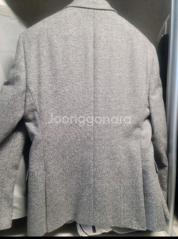 지이크 파렌하이트 정장셋업 헤링본그레이--1