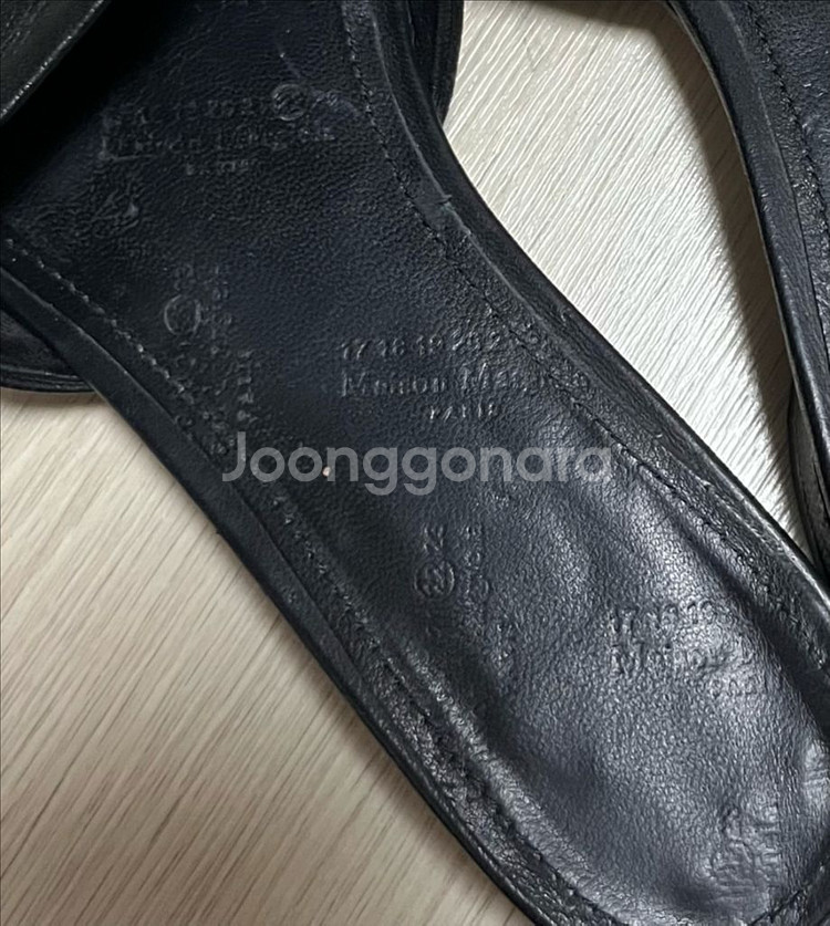 메종 마르지엘라 스티치 스퀘어 샌들 슬리퍼--3