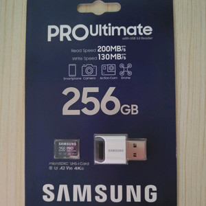 삼성 PRO Ultimate 256GB +USB 리더기