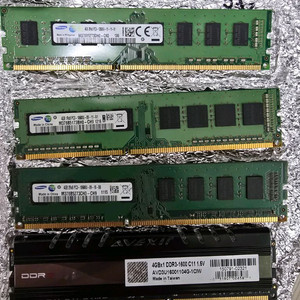 컴퓨터용 ddr3 4g ram 4개 일괄판매