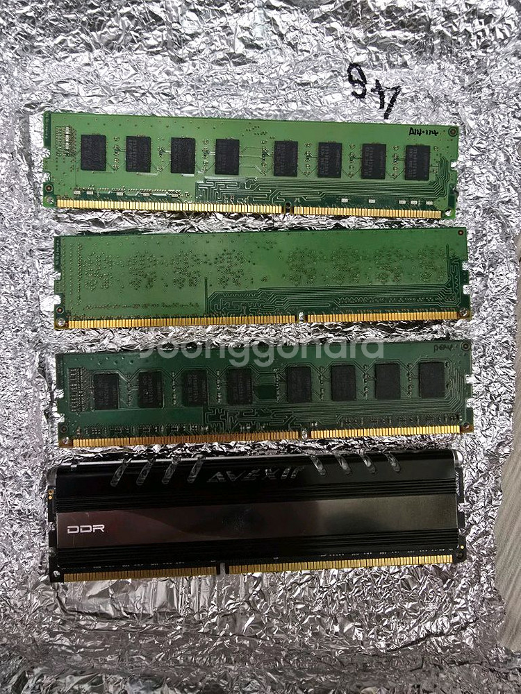 컴퓨터용 ddr3 4g ram 4개 일괄판매--3