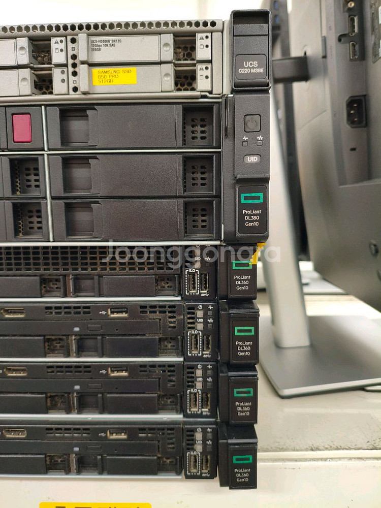 hp, cisco 서버 , 서버용 랙타입 kvm 스위치--0