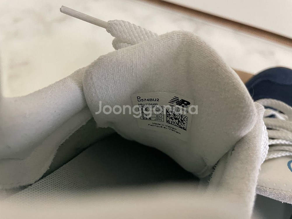 뉴발란스 574 레거시 네이비 블루 운동화 235--4