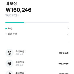 월드코인신규구해요(8/1 거래내역 있음)
