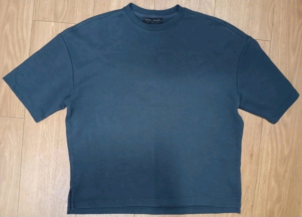 더니트컴퍼니 세미오버핏 티셔츠 다크네이비 이미지