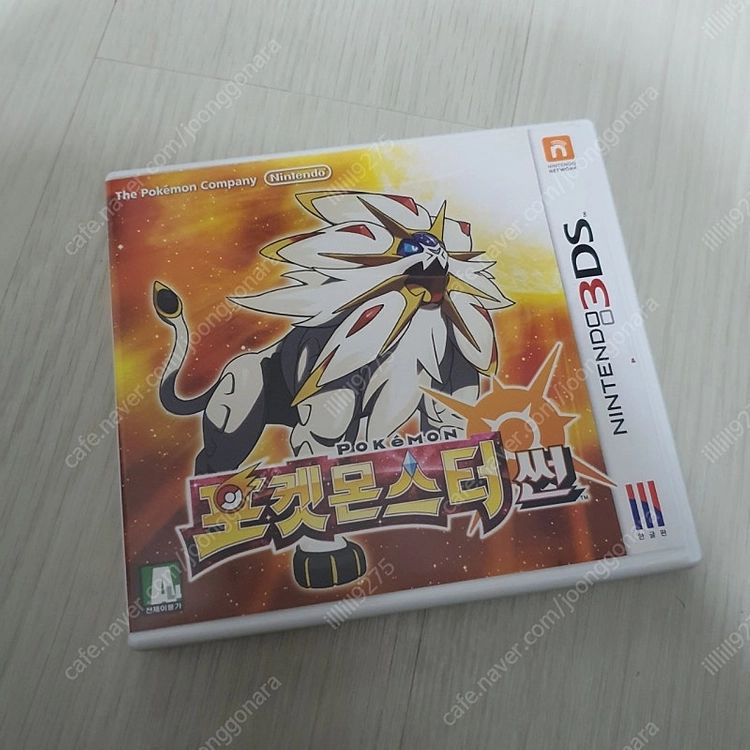 닌텐도 포켓몬스터 썬 3ds 팩 이미지